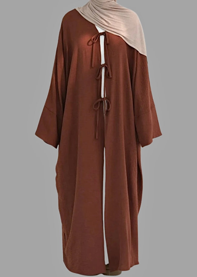 AMINATA ABAYA IN BROWN