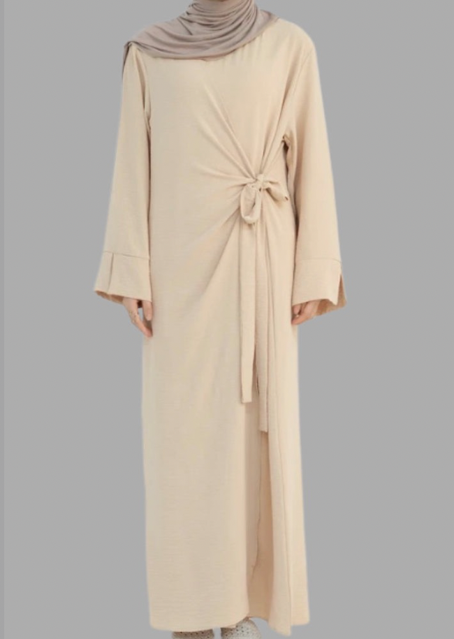 IRYA SIDE WRAP IN BEIGE