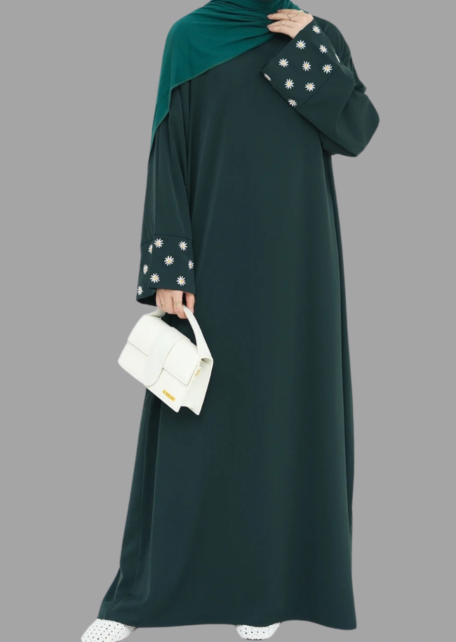 SIREENA ABAYA IN GREEN