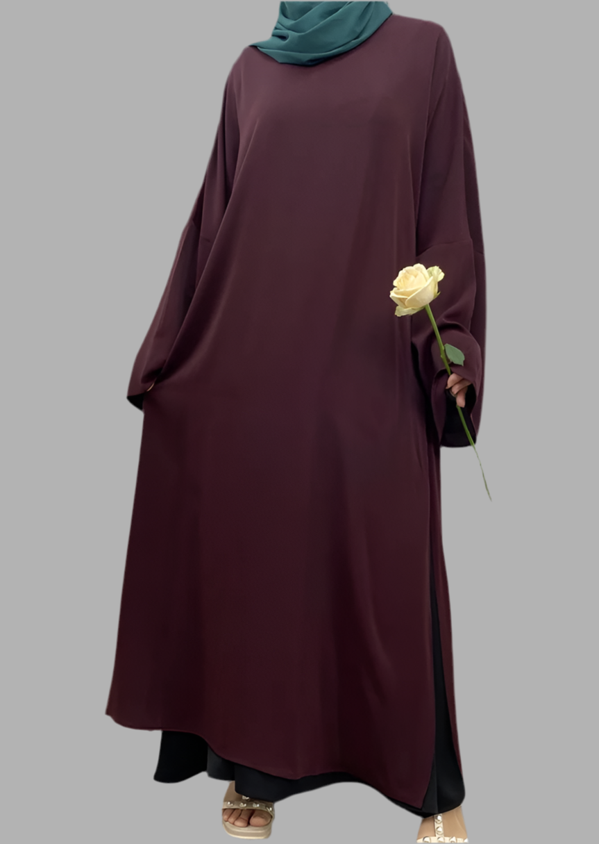Aisha Set in Maroon