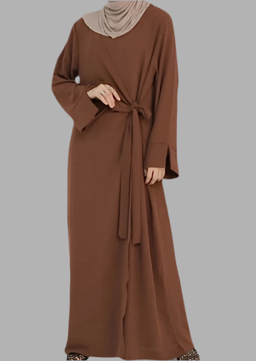 IRYA SIDE WRAP IN COFFEE