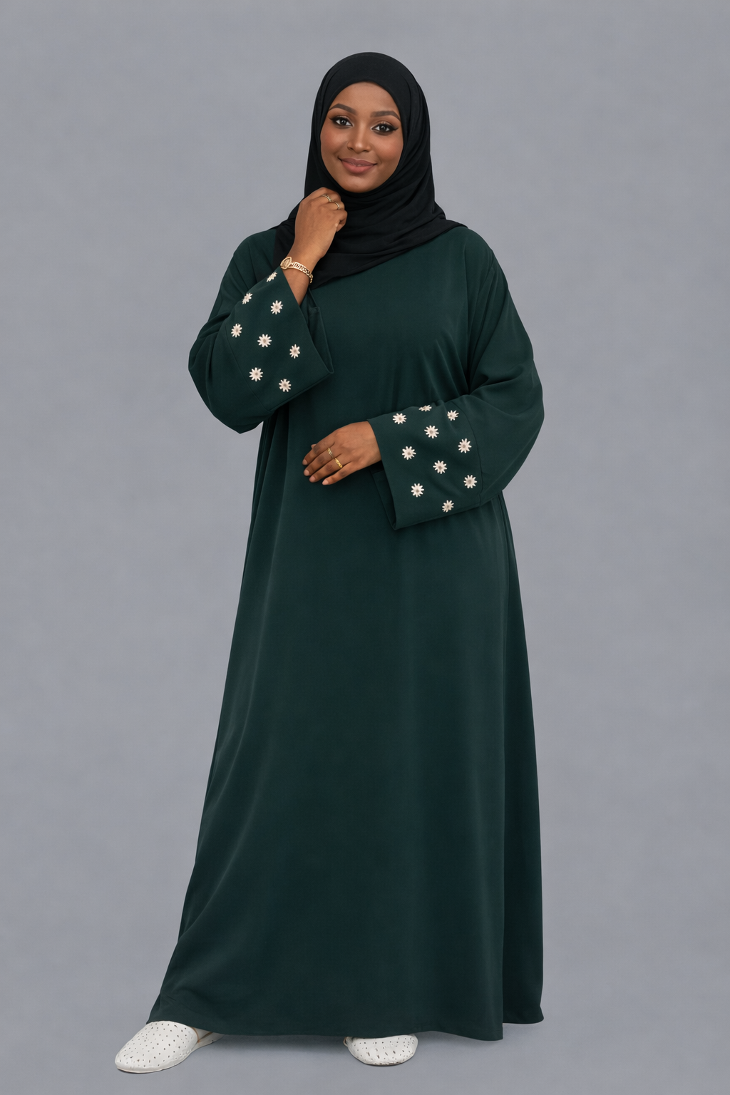 SIREENA ABAYA IN GREEN