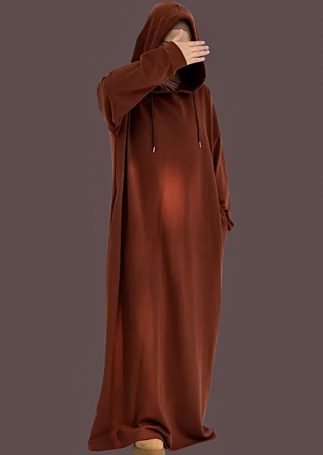 HOODIE ABAYA WITH POCKETS