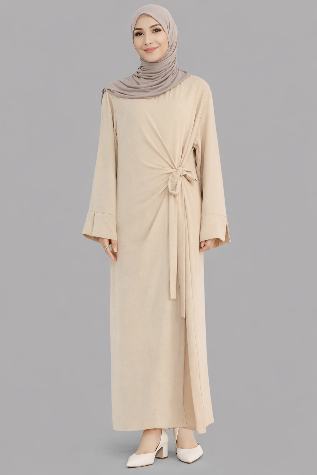 IRYA SIDE WRAP IN BEIGE
