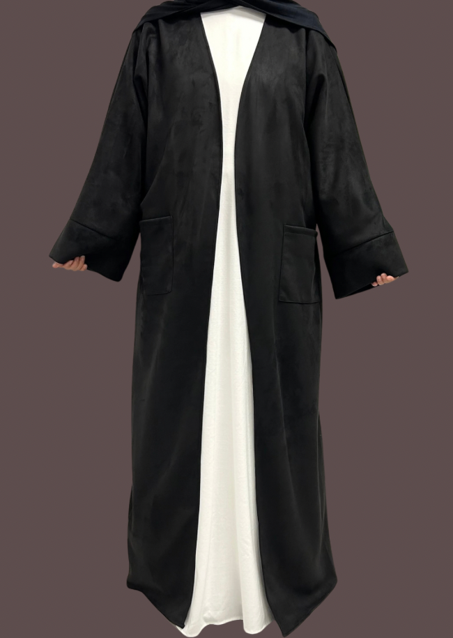 VELVET ABAYA COAT