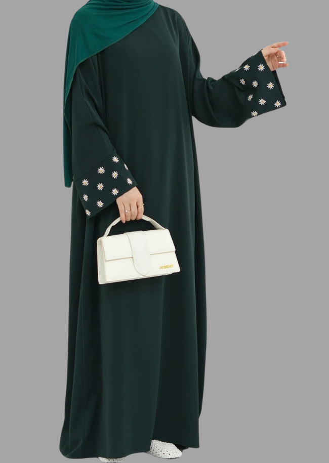 SIREENA ABAYA IN GREEN